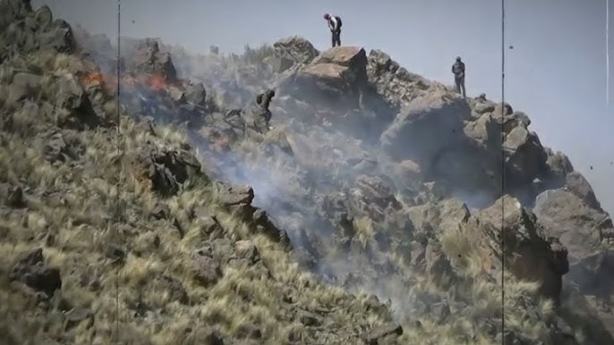 Enfrentamientos en Llallagua. Foto: Al Día de Bolivisión