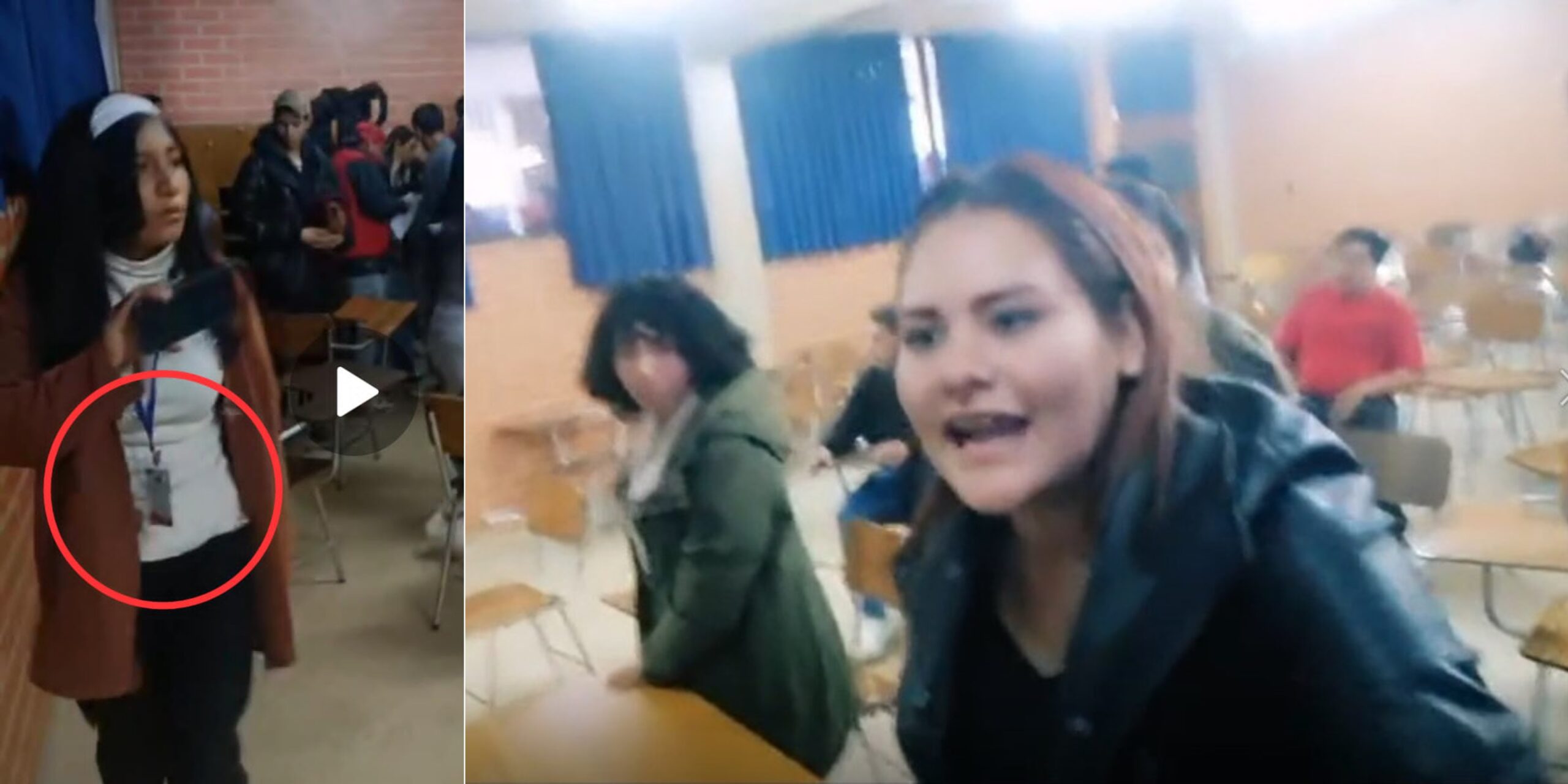 Agresión a periodista de radio La Bruja en Chuquisaca. Foto: Captura de pantalla de video que circula en RRSS