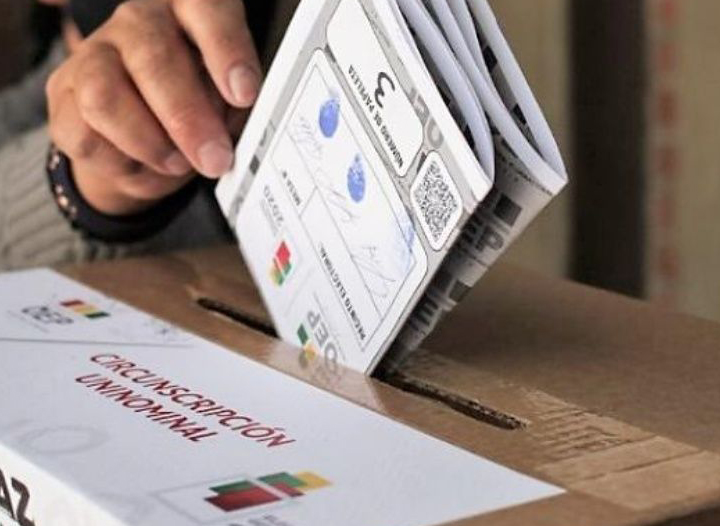 Foto referencial de las elecciones, tomada de RRSS.