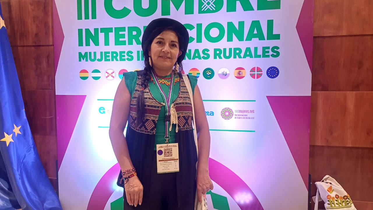 Mari Luna Mora, mujer indígena de Colombia. Foto: Sumando Voces