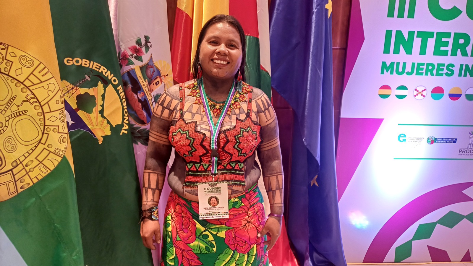 Zulya Dorigama, lideresa indìgena de Colombia. Foto: Sumando Voces