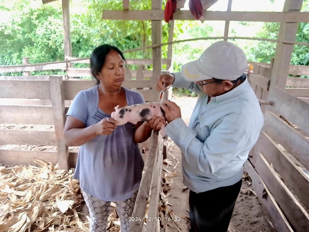 Familias en Tariquía. Foto: Cortesía Aclo