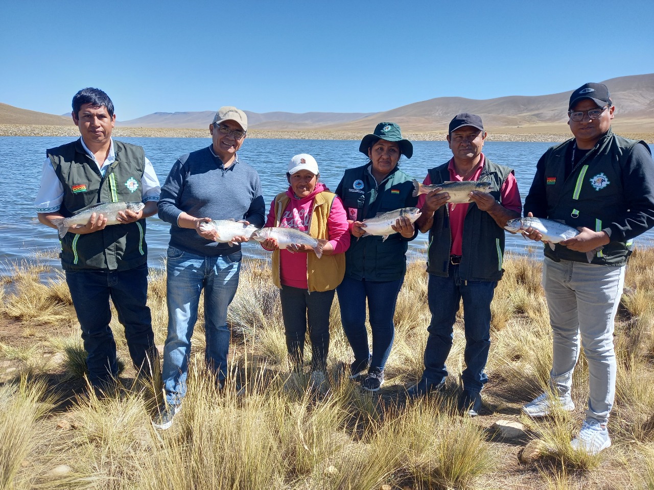 Productores de la zona alta de Tarija. Foto: Bernardino Sunagua