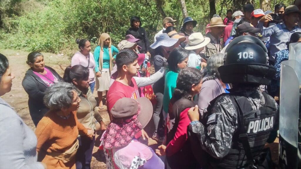 Defensores de Tariquia Canton Chiquiaca. Foto: Plurales