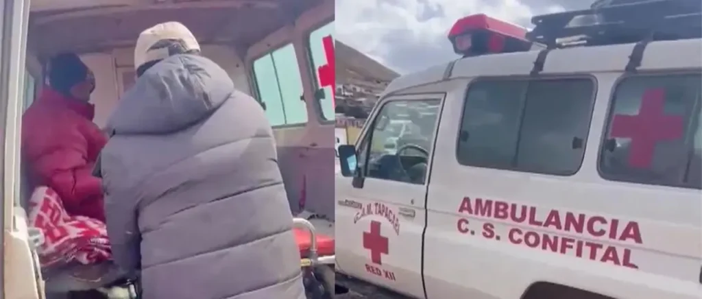 Chofer fue evacuado de la zona de Confital