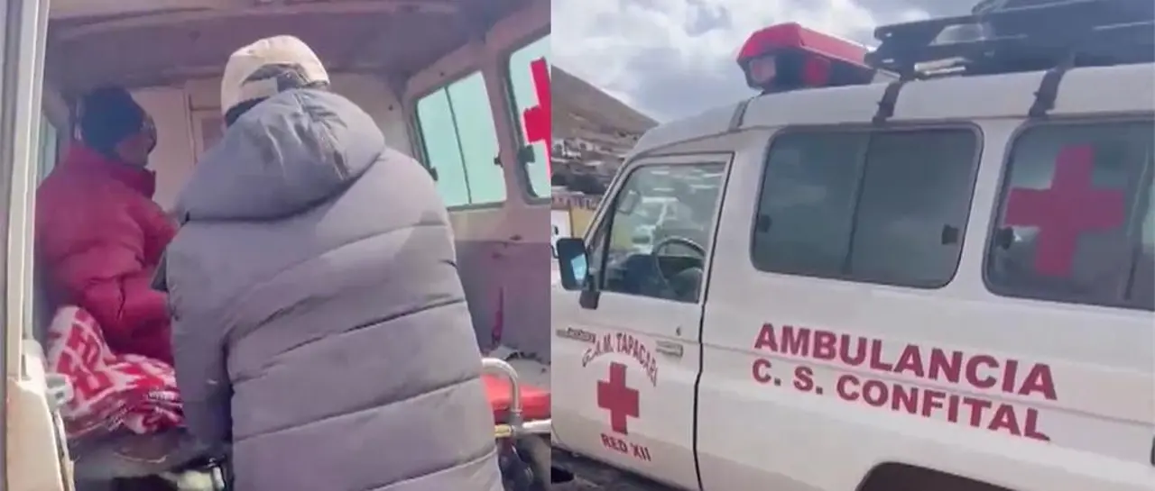 Chofer fue evacuado de la zona de Confital