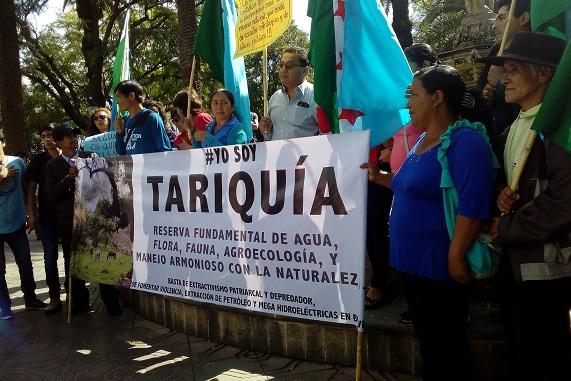 Comunarios de Tariquía. Foto referencia tomada de Urgente.bo