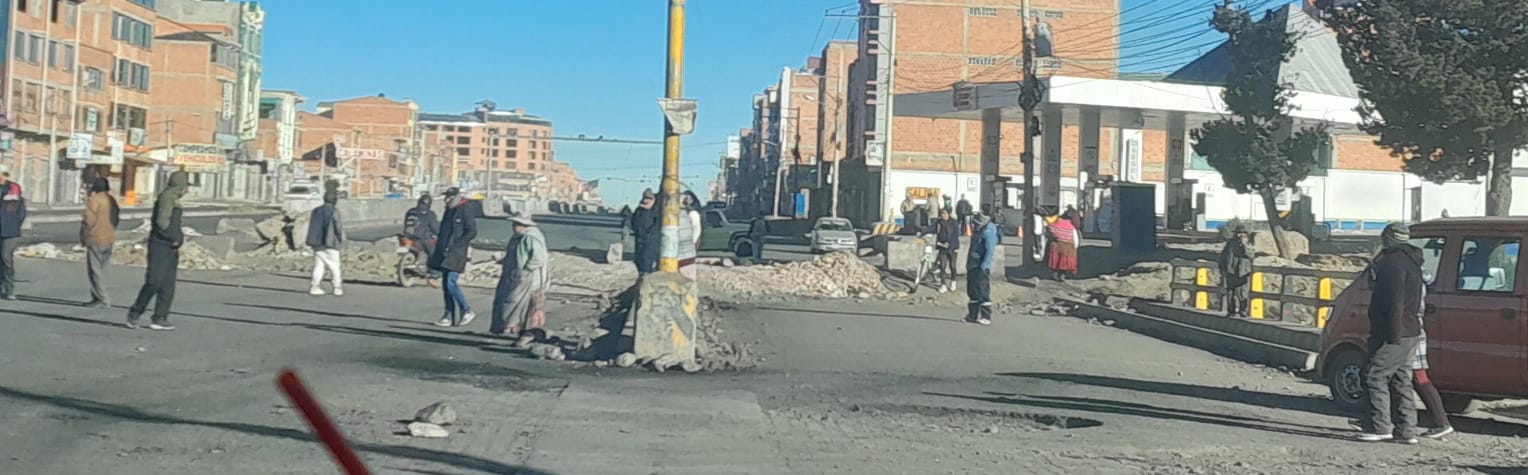Bloqueos en Bolivia. Foto: Defensoría del Pueblo
